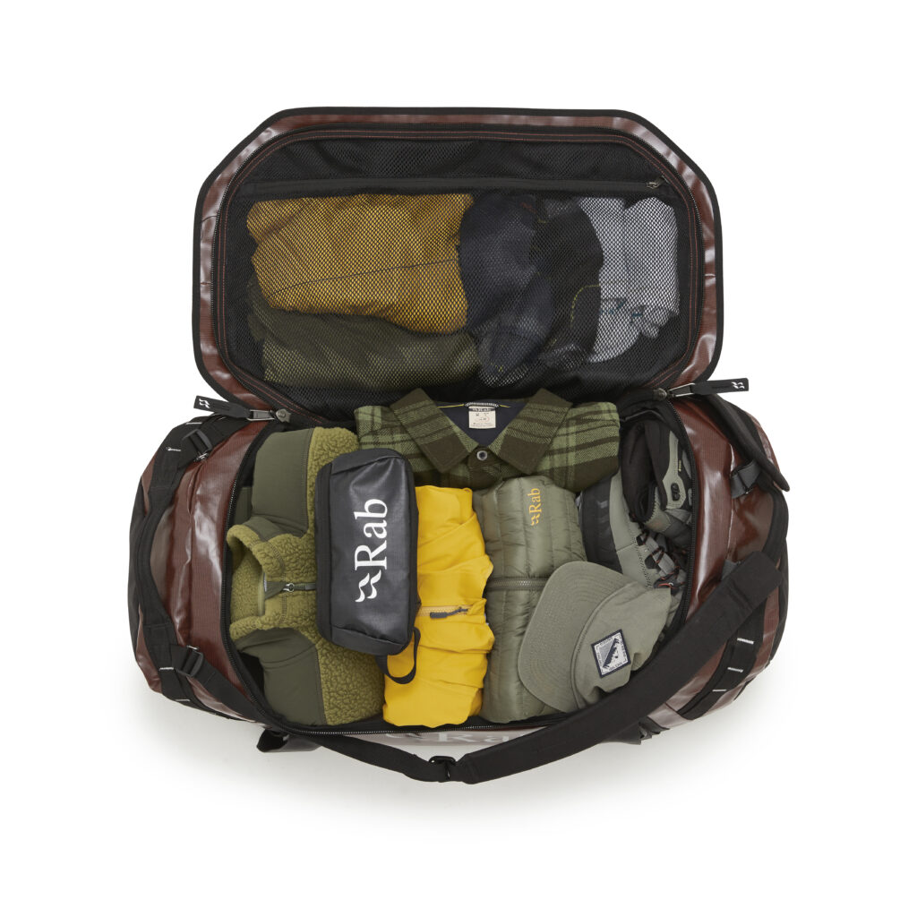 sac de randonnée expédition kitbag 50L RAB red clay