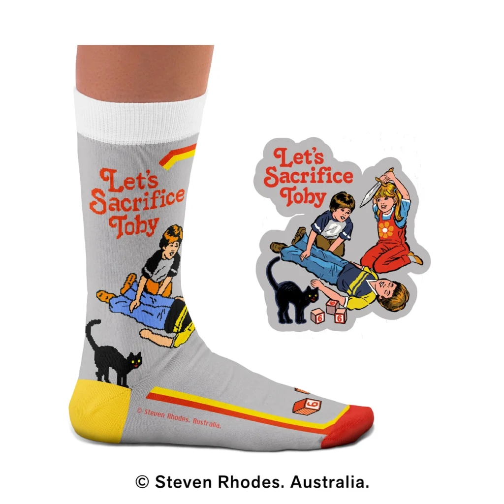 chaussette let's sacrifice toby sock affairs