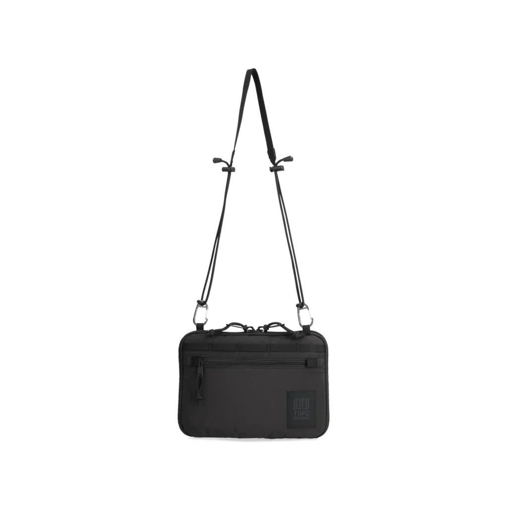 All Adventure Accessory Bag topo design Black