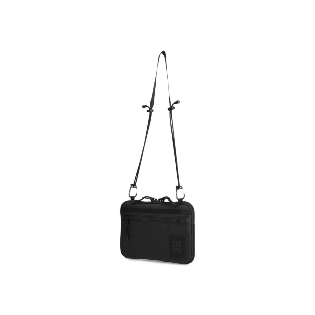 All Adventure Accessory Bag topo design Black