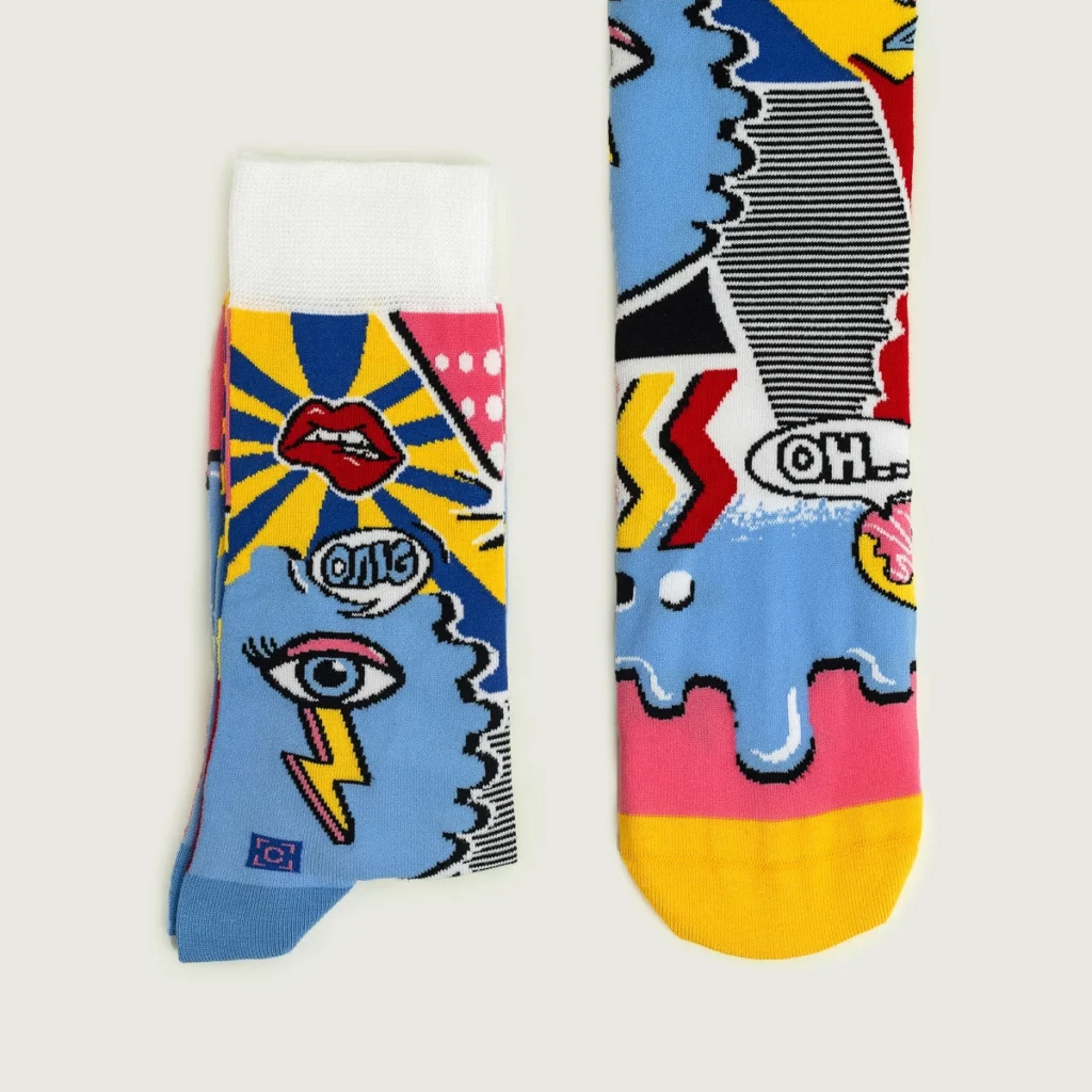 chaussette pop art sock affaires