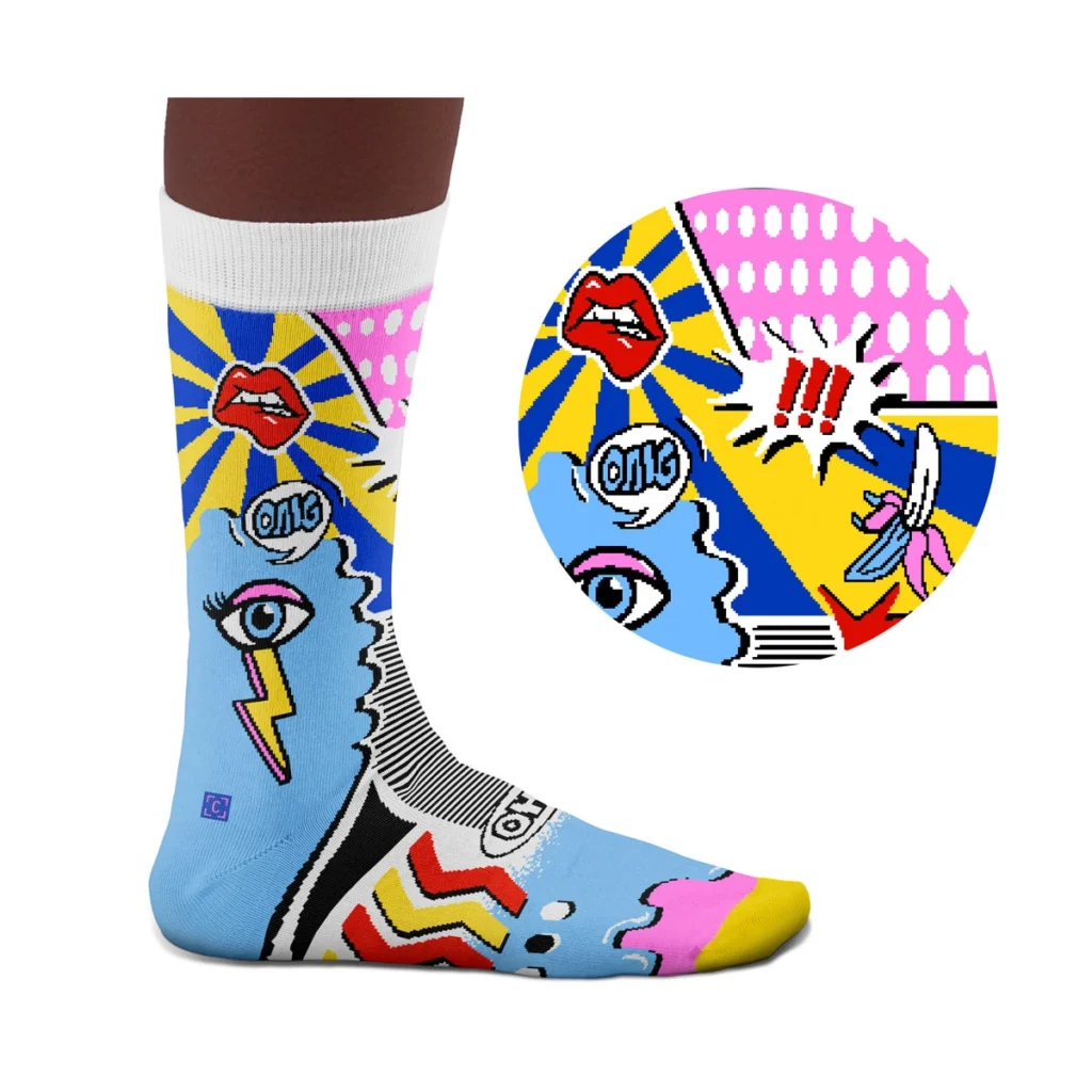 chaussette pop art sock affaires