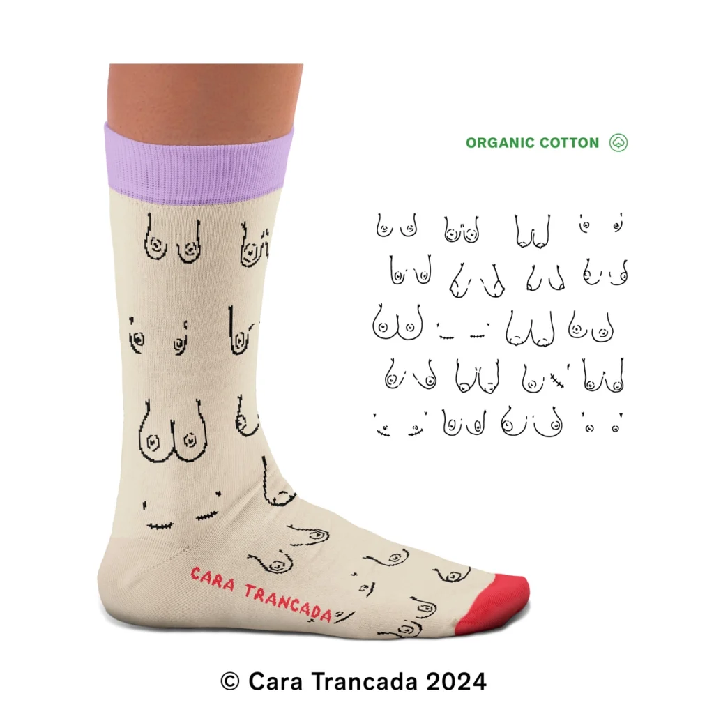 Chaussette boobs sock affaires