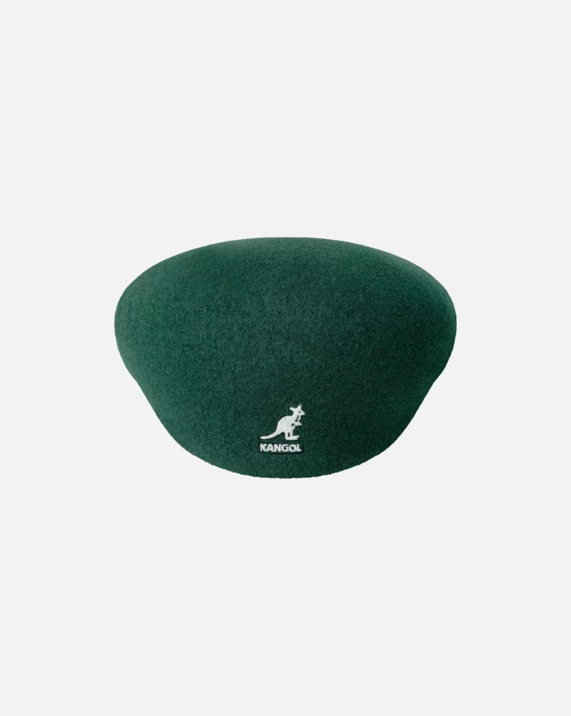 KANGOL - WOOL 504 CAP - DEEP EMERALD