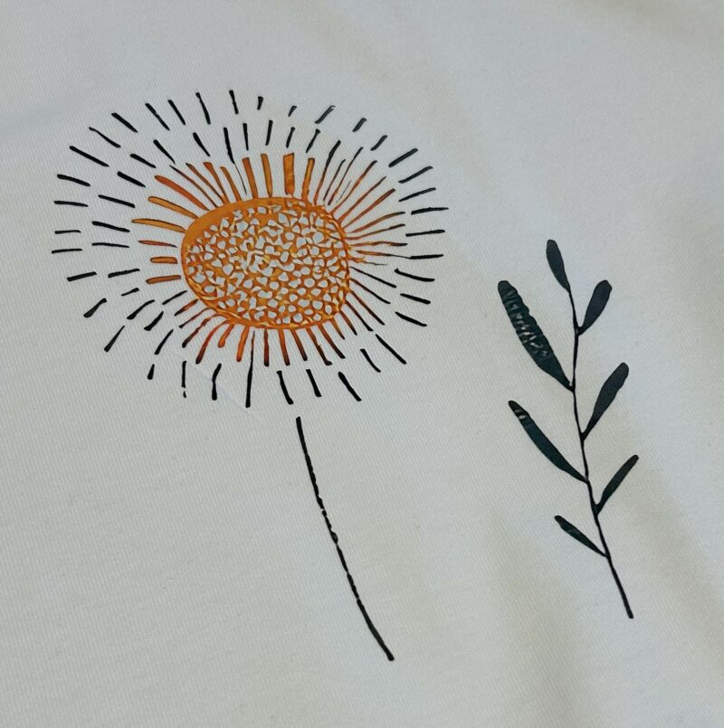 ST VIATEUR - T-SHIRT PISSENLIT - BLANC