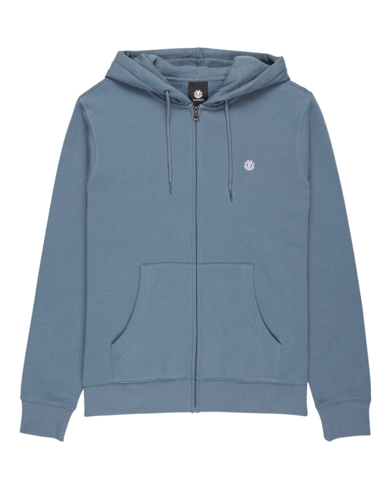 ELEMENT - ICON EMBROIDERY SWEAT ZIP - BLUE MIRAGE