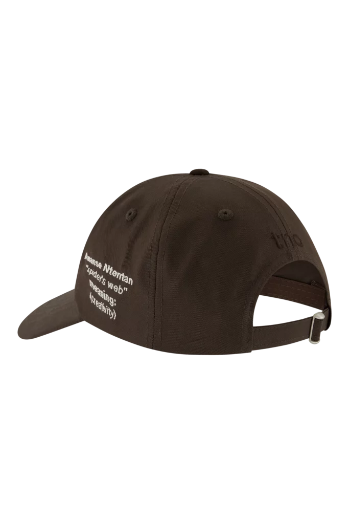 Casquette Ananse Acid Brown avec fermeture ajustable à l'arrière