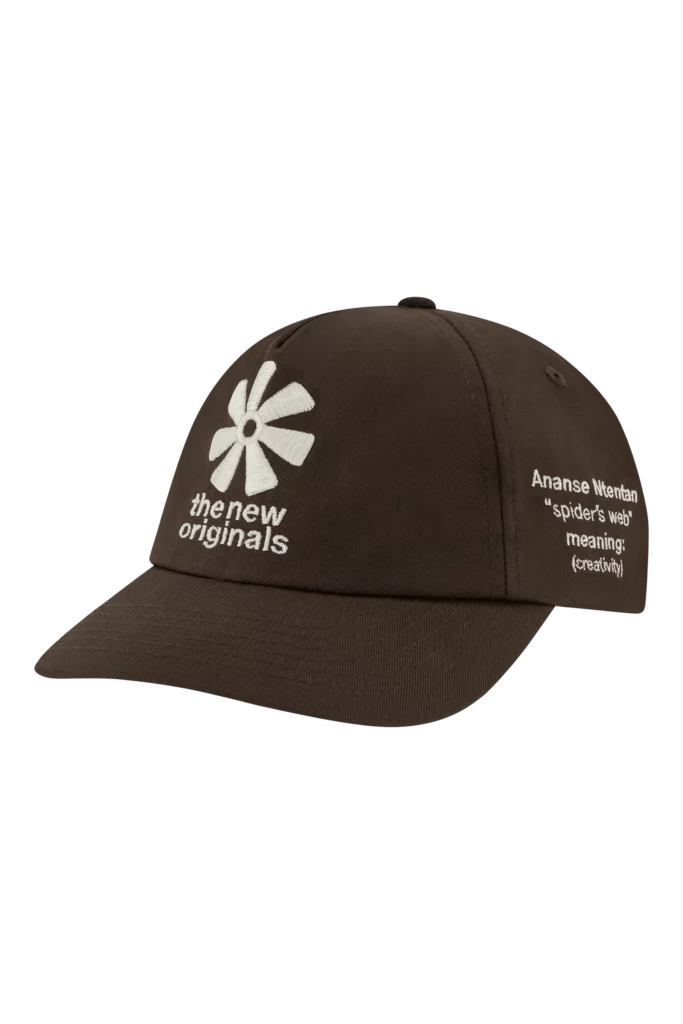 Casquette Ananse Acid Brown avec logo brodé sur le devant