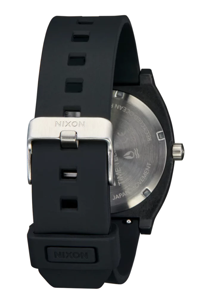 bracelet silicone noir, largeur 20 mm, système quick release