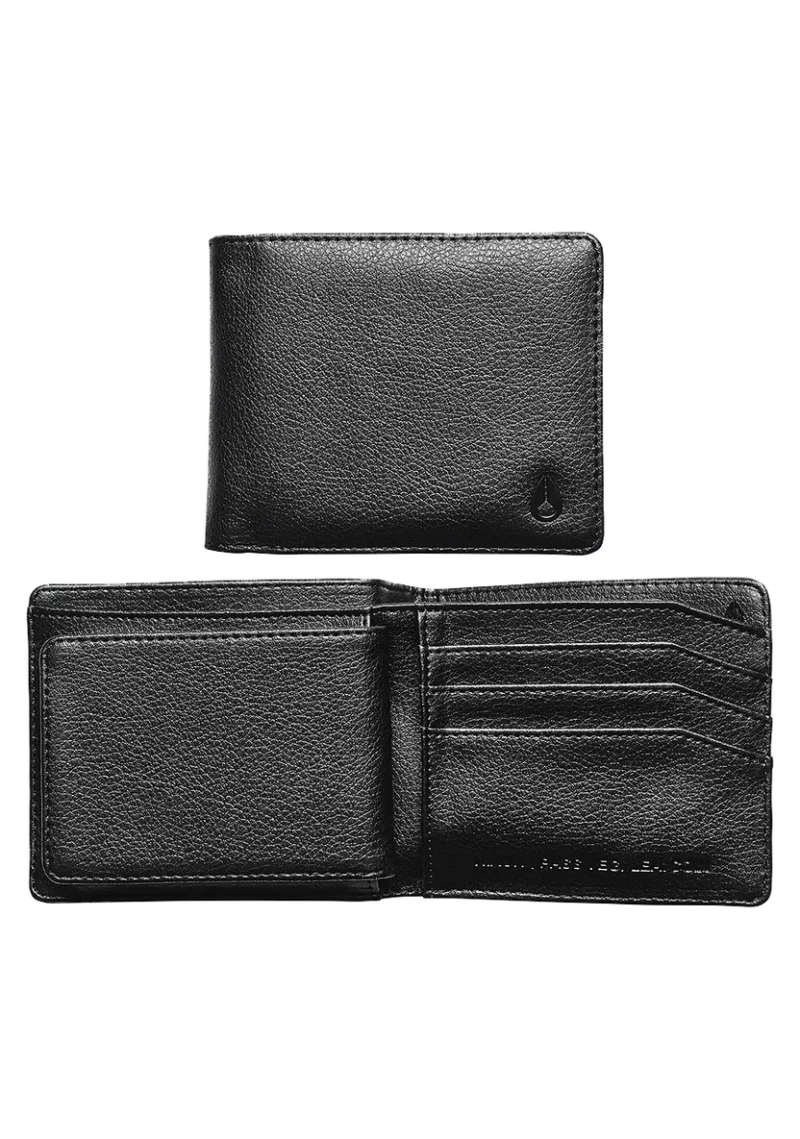 NIXON PASS VEGAN LEATHER COIN WALLET – BLACK