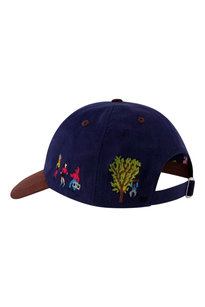 Arrière de la casquette Block Party Cap montrant la fermeture snap