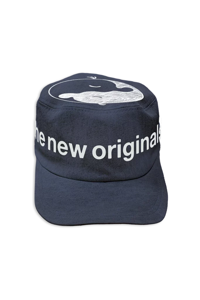 Casquette Freddy Yin Yang bleu marine vue de face