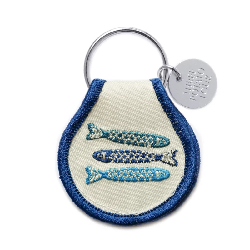3P4 -  PATCH KEYCHAIN - TINNED FISH